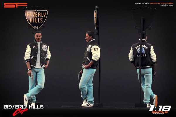 1:18 Beverly Hills Cop Eddie Murphy Figur ohne AUTO !!
